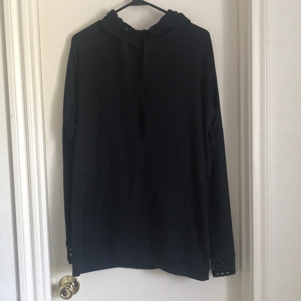Black hoodie